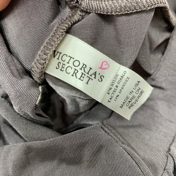 VTG 90s Victoria's Secret Women's Size Medium Brief Smooth Sable Gray Seamless - Picture 3 of 6